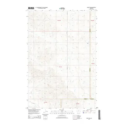 2014 Map of Hooky Dam, 2014 Print