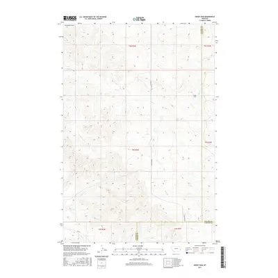 2017 Map of Hooky Dam, 2017 Print
