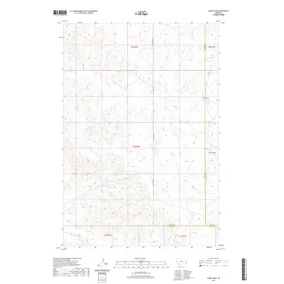 2020 Map of Hooky Dam, 2020 Print