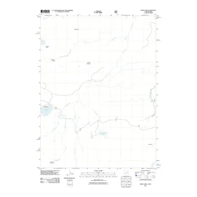 2011 Map of Hoop Lake, 2011 Print