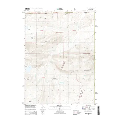 2014 Map of Hoop Lake, 2014 Print