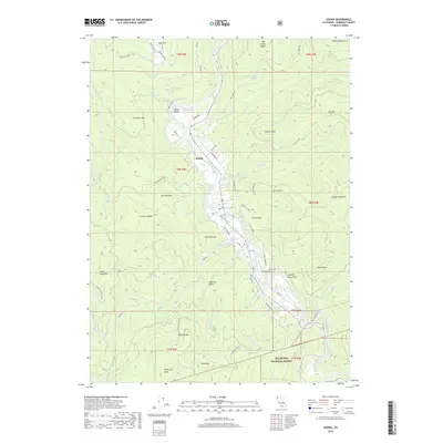 2018 Map of Hoopa, 2018 Print