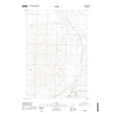 2020 Map of Hooper, 2020 Print
