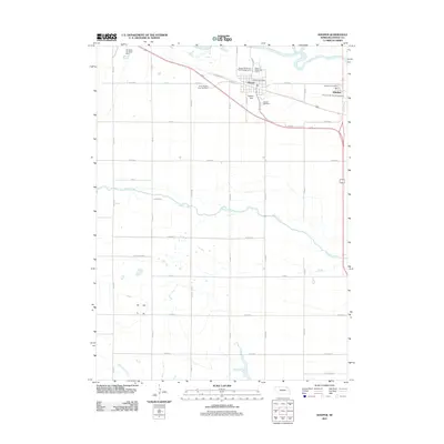 2011 Map of Hooper, 2011 Print