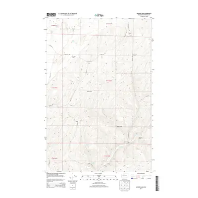 2013 Map of Hooper Lake, 2013 Print
