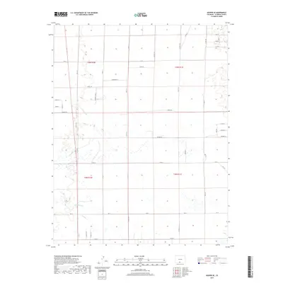 2019 Map of Hooper SE, 2019 Print