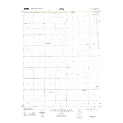 2013 Map of Hooper West, 2013 Print
