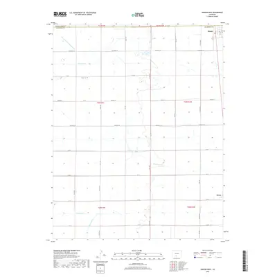 2019 Map of Hooper West, 2019 Print