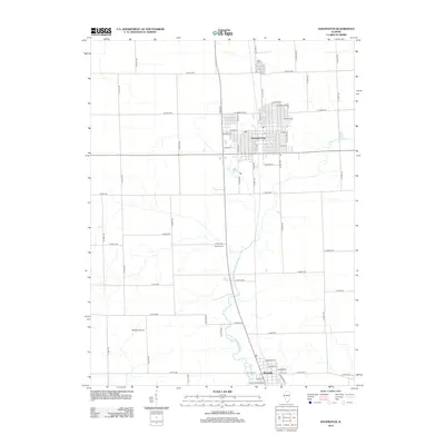 2012 Map of Hoopeston, 2012 Print