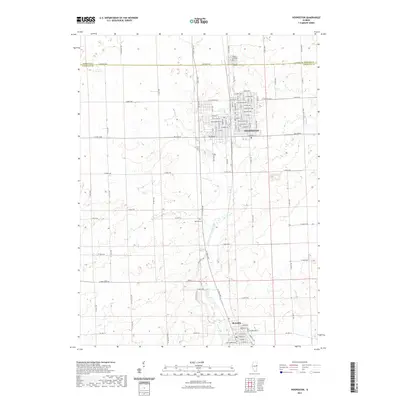 2021 Map of Hoopeston, 2021 Print