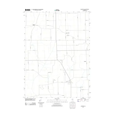 2012 Map of Hooppole, 2012 Print