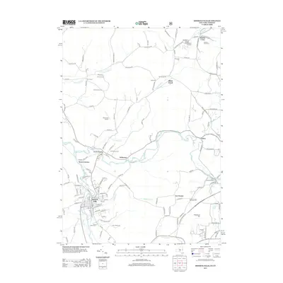 2013 Map of Hoosick Falls, 2013 Print