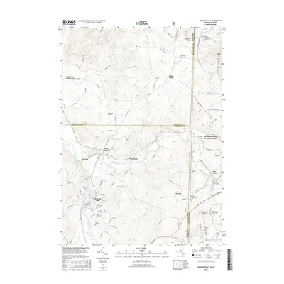 2016 Map of Hoosick Falls, 2016 Print