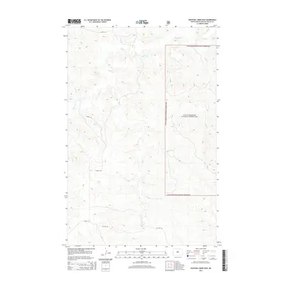 2014 Map of Hootowl Creek East, 2014 Print