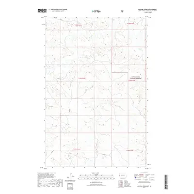 2020 Map of Hootowl Creek East, 2020 Print