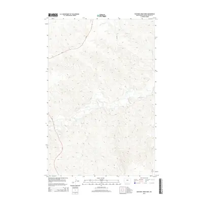 2014 Map of Hootowl Creek West, 2014 Print