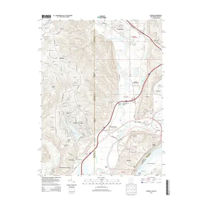 2013 Map of Hooven, 2013 Print