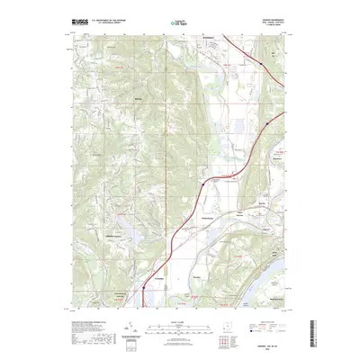 2023 Map of Hooven, 2023 Print