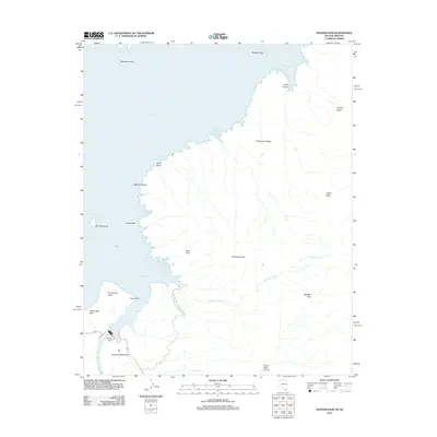 2012 Map of Hoover Dam, 2012 Print