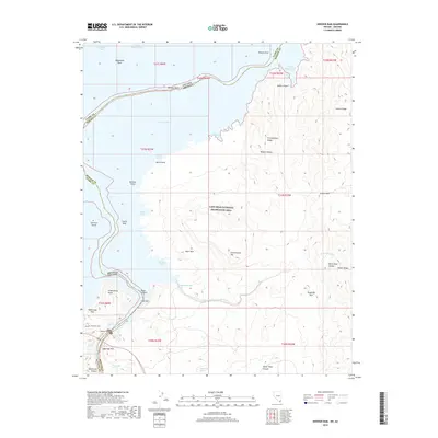 2018 Map of Hoover Dam, 2018 Print