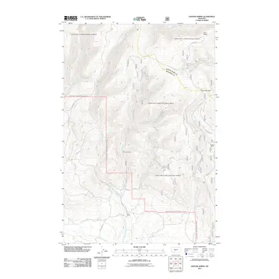 2011 Map of Hoover Spring, 2011 Print