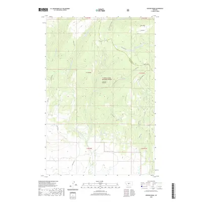 2020 Map of Hoover Spring, 2020 Print