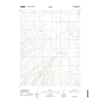 2019 Map of Hoovers Corner, 2019 Print