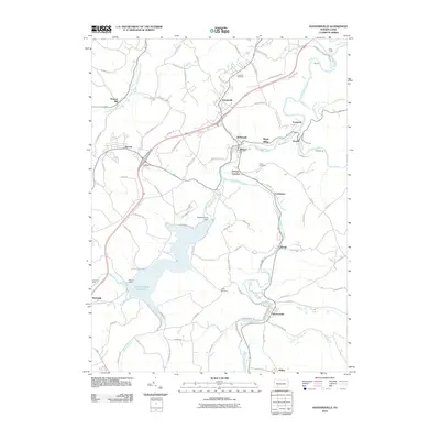2010 Map of Hooversville, 2010 Print