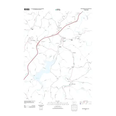 2013 Map of Hooversville, 2013 Print