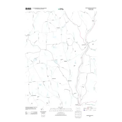 2013 Map of Hop Bottom, 2013 Print