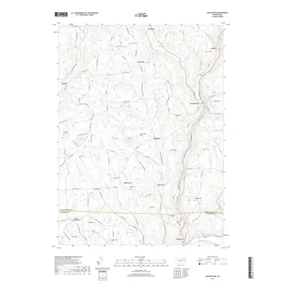2019 Map of Hop Bottom, 2019 Print