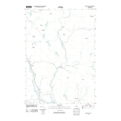 2010 Map of Hope Falls, 2010 Print