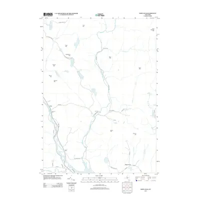 2013 Map of Hope Falls, 2013 Print