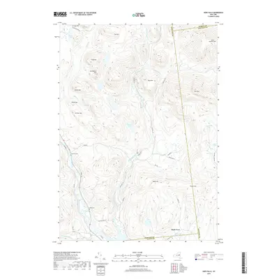 2019 Map of Hope Falls, 2019 Print