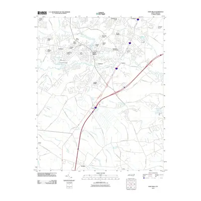 2010 Map of Hope Mills, 2010 Print
