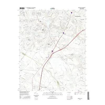 2016 Map of Hope Mills, 2016 Print