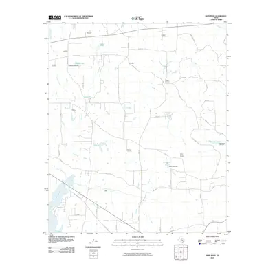 2010 Map of Hope Pond, 2010 Print