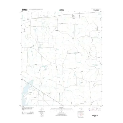 2012 Map of Hope Pond, 2012 Print