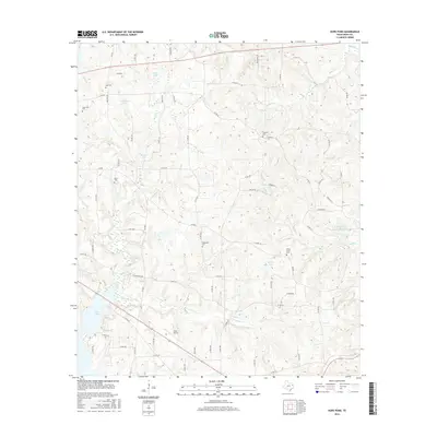 2016 Map of Hope Pond, 2016 Print