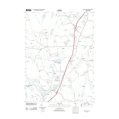 2012 Map of Hope Valley, 2012 Print