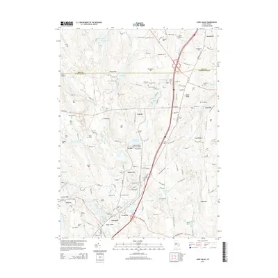 2015 Map of Hope Valley, 2015 Print