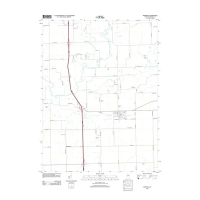 2012 Map of Hopedale, 2012 Print
