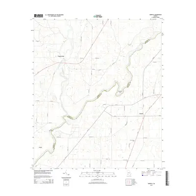 2014 Map of Hopeful, 2014 Print