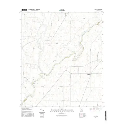 2017 Map of Hopeful, 2017 Print