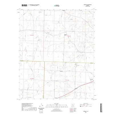 2020 Map of Hopeville, 2020 Print