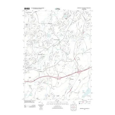 2013 Map of Hopewell Junction, 2013 Print