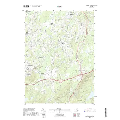 2019 Map of Hopewell Junction, 2019 Print