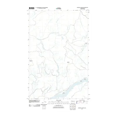 2011 Map of Hopkins Canyon, 2011 Print