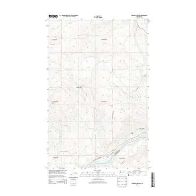 2014 Map of Hopkins Canyon, 2014 Print