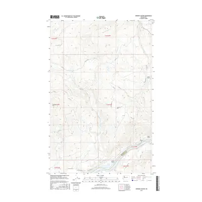 2017 Map of Hopkins Canyon, 2017 Print